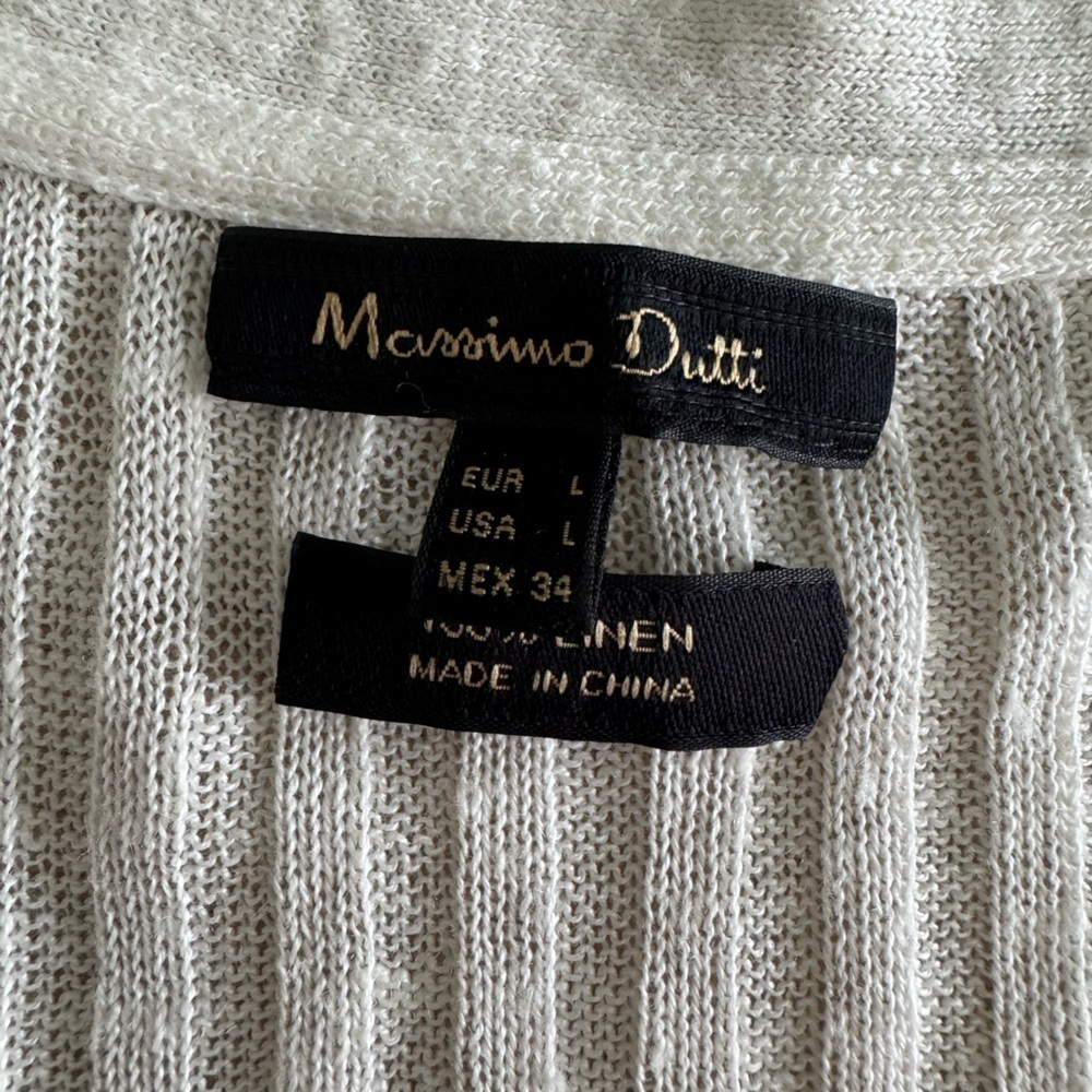 Massimo Dutti front button cardigan Size L - Picture 4 of 6